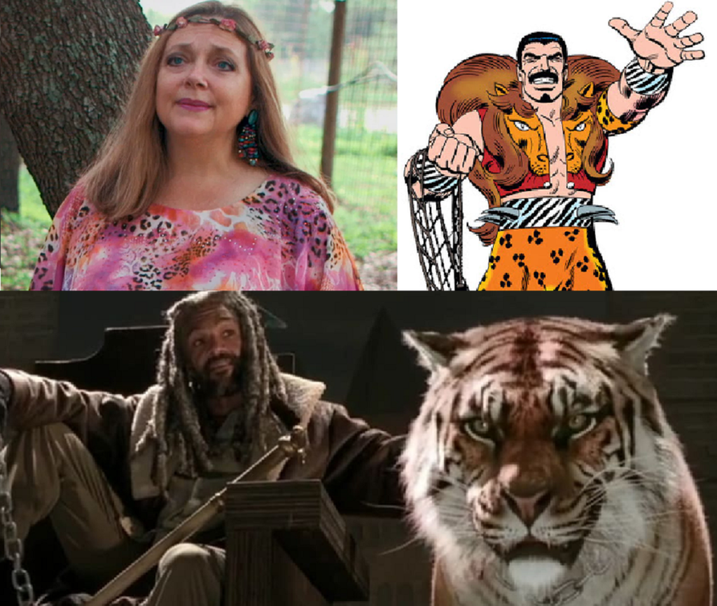 Carole Baskin Sets Sights on Kraven the Hunter, King&nbsp;Ezekiel